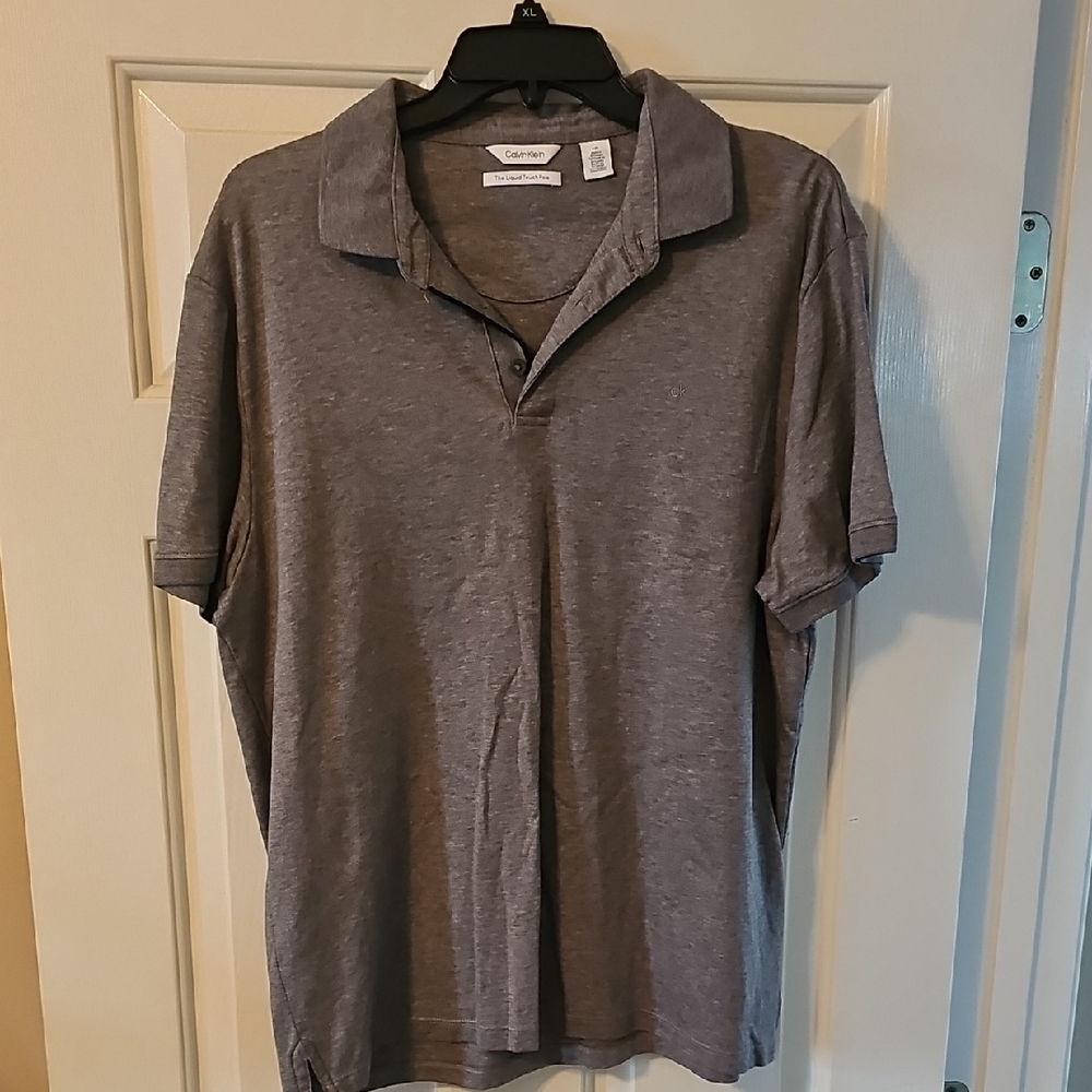 Calvin Klein Charcoal Polo Shirt